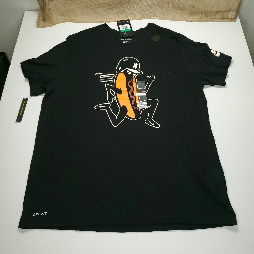 Nike Baseball Hot Dog  T-Shirt Dri-Fit XL